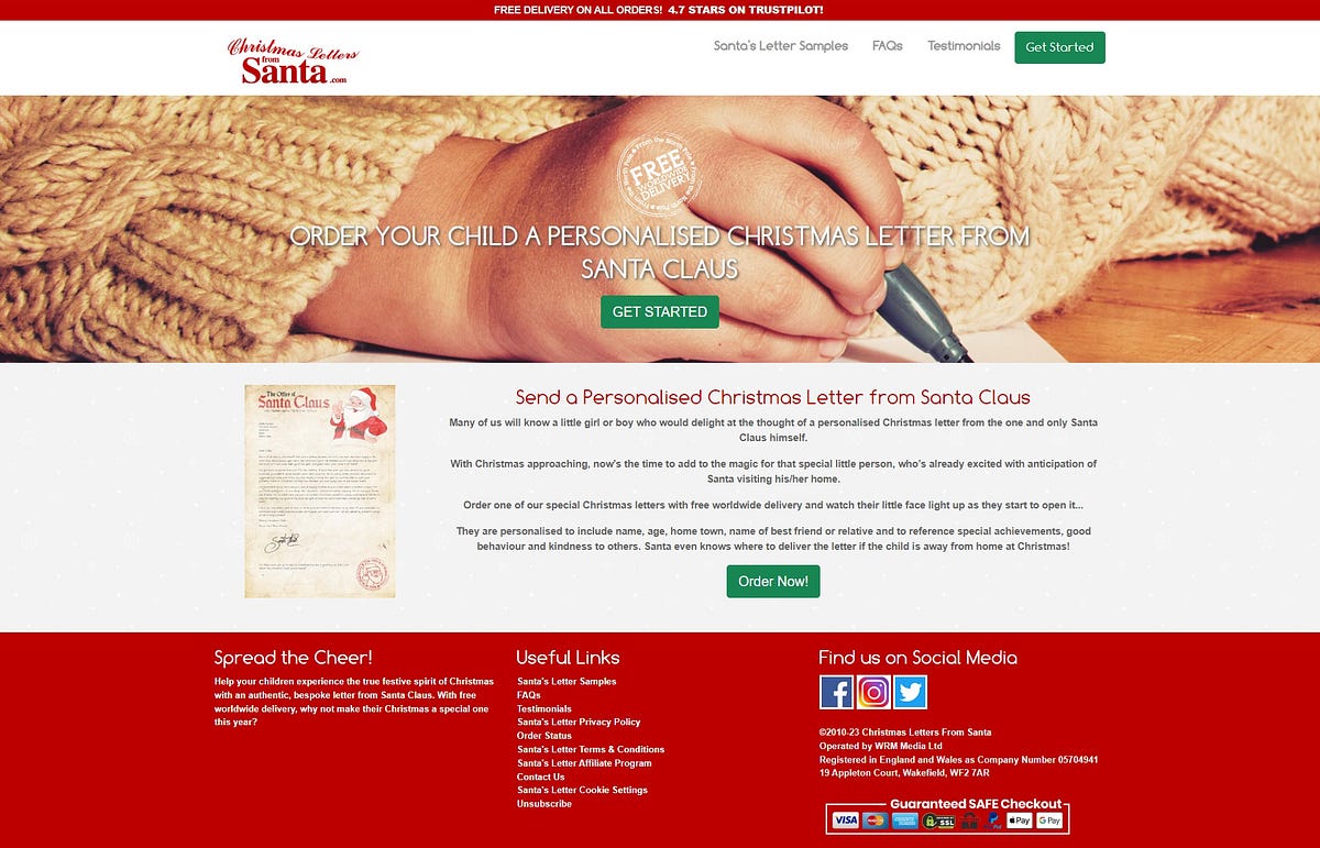 Best Christmas Discount code For ‘Christmas Letter From Santa’ by