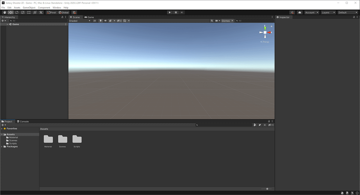 Day 5 of Game Dev: Establishing a productive layout in the Unity Editor ...