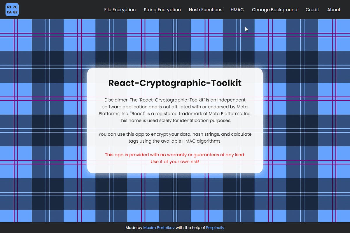React and Cryptography: Creating My Own Toolkit | by Maxim Bortnikov |  System Weakness