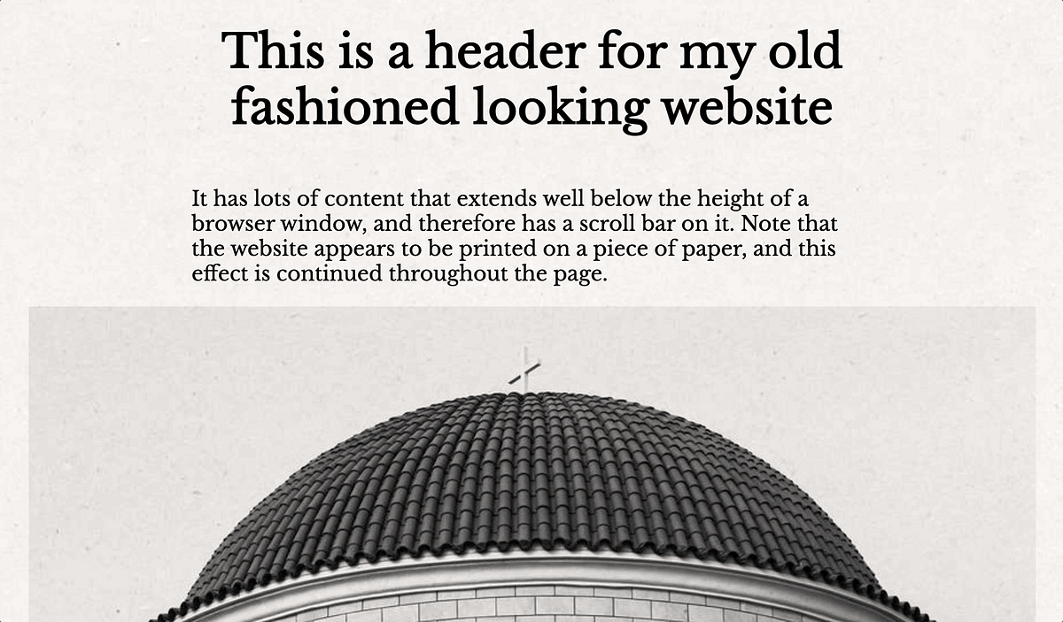 CSS Snippets: Add a texture overlay to an entire webpage | by Erik ...