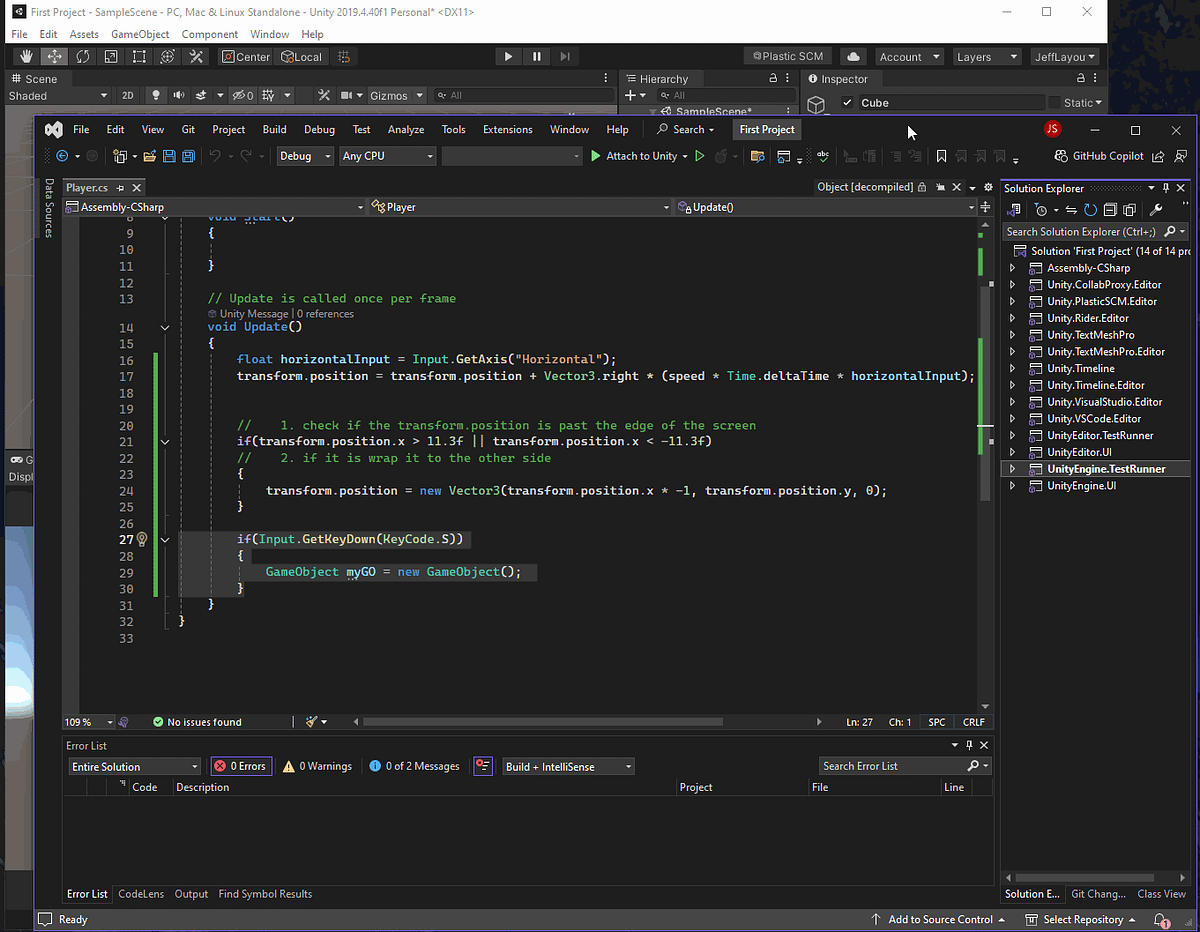 Unity GameObjects — Instantiate and Destroy | by Jeff Simon | Medium