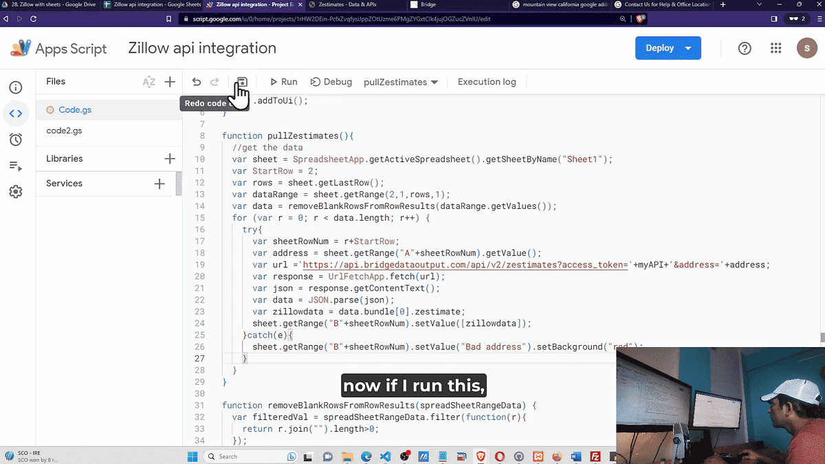 Leverage the power of Zillow real estate API with google sheet