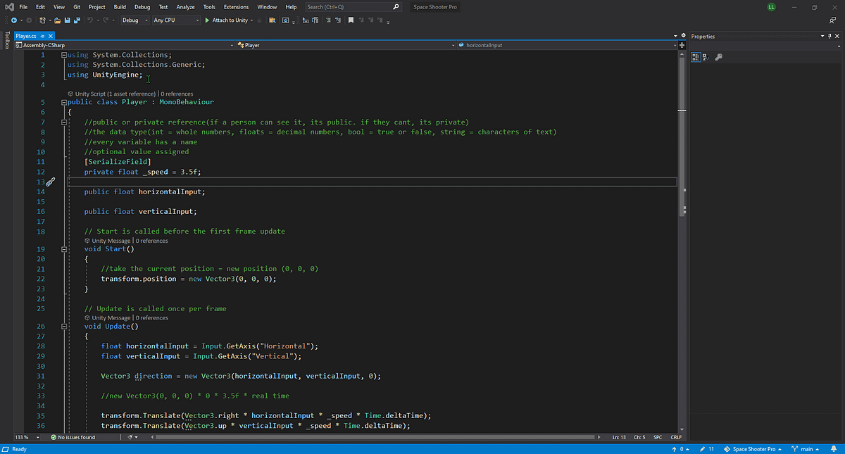 Day 5: Simple Player Movement in Unity | by Leonard Luc | Aug, 2024 ...