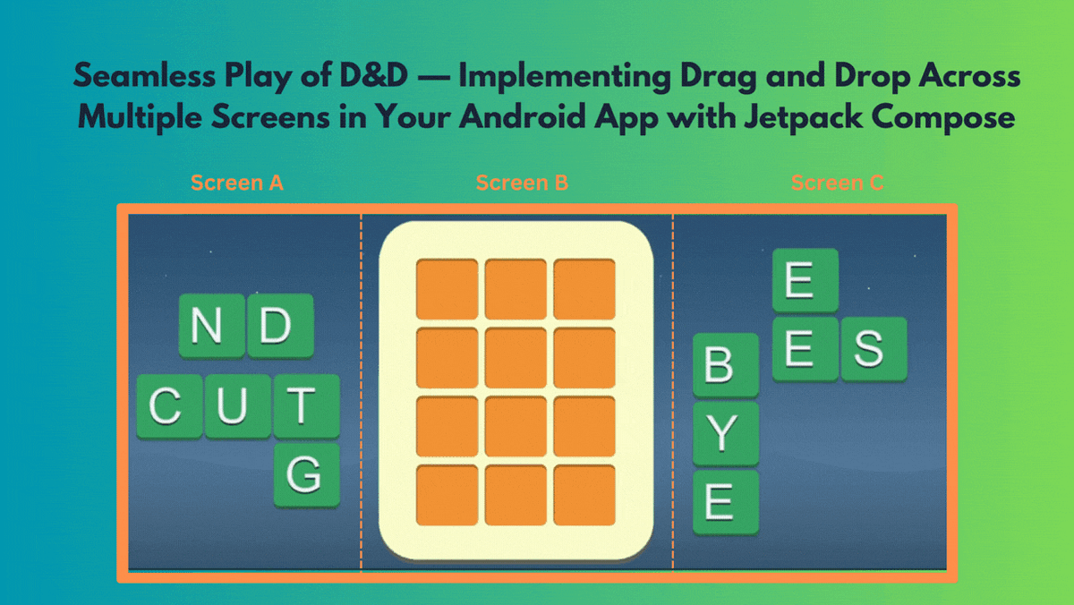Seamless Play of D&D — Implementing Drag and Drop Across Multiple Screens in Your Android App with Jetpack Compose | by Nirbhay Pherwani | Aug, 2023