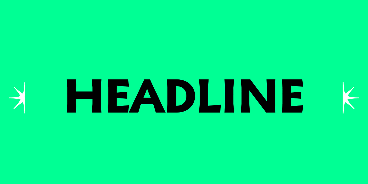 20+ Best Headline Fonts Fresh Ideas for Title and Header Design by