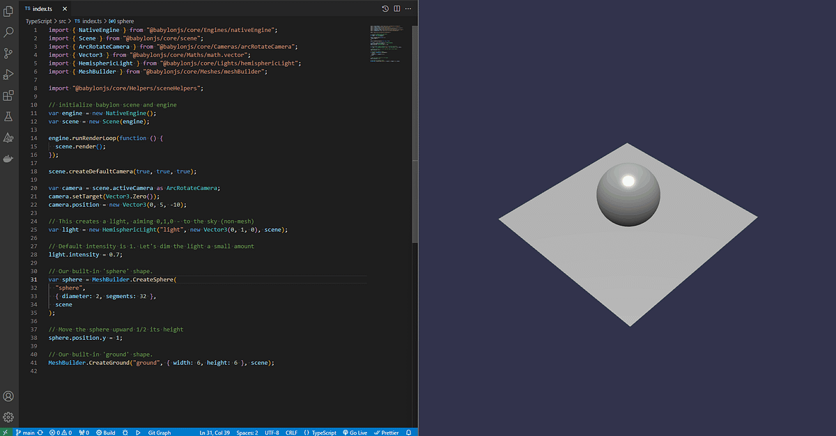 TypeScript in Babylon Native. Babylon Native is a technology that… by