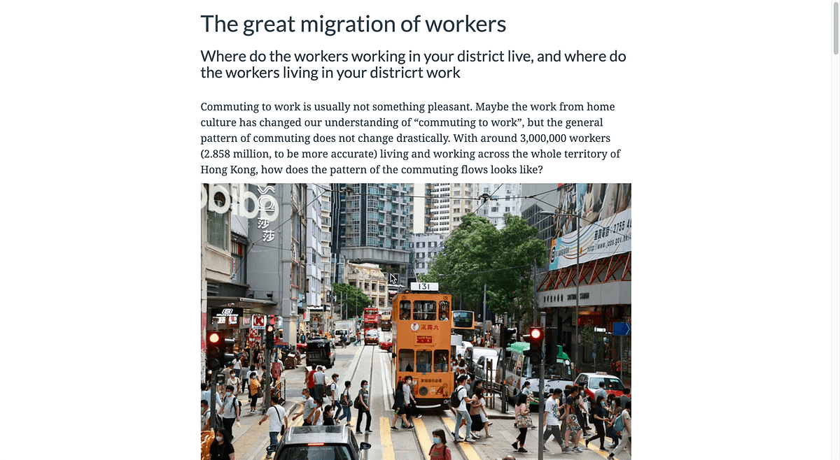 Interactive visualisation of commute pattern in Hong Kong | by Kenneth ...