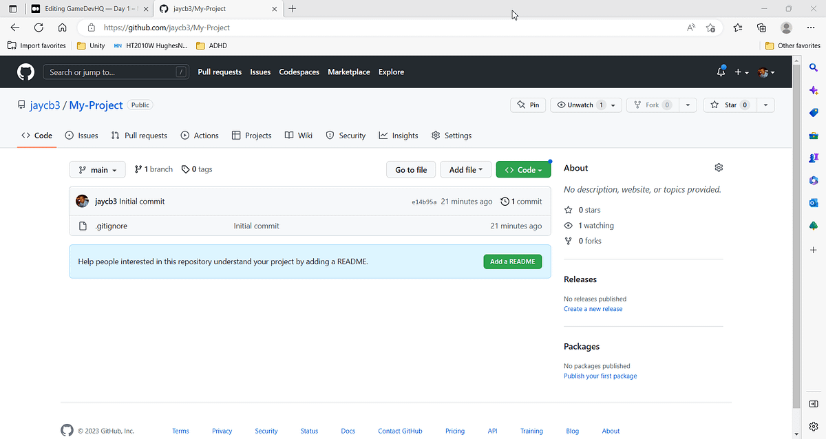 GameDevHQ — Day 1. Versioning your Unity 3D project with… | by Jay ...