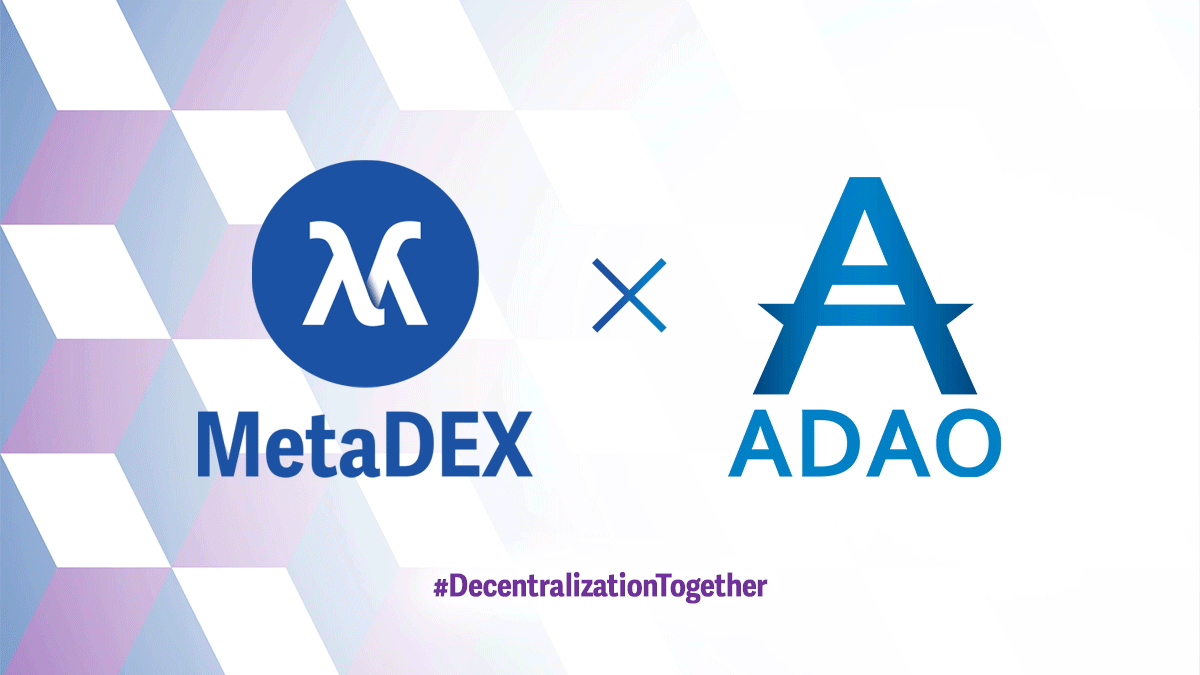 MetaDEX partners with ADAO. We are happy to announce the… | by MetaDEX ...