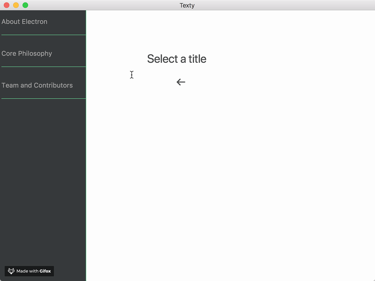 Creating a text editor in Electron part 1 — Reading files by aurel