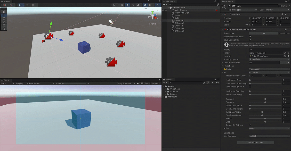 How to switch between cameras in Cinemachine Miguel Pacheco Medium