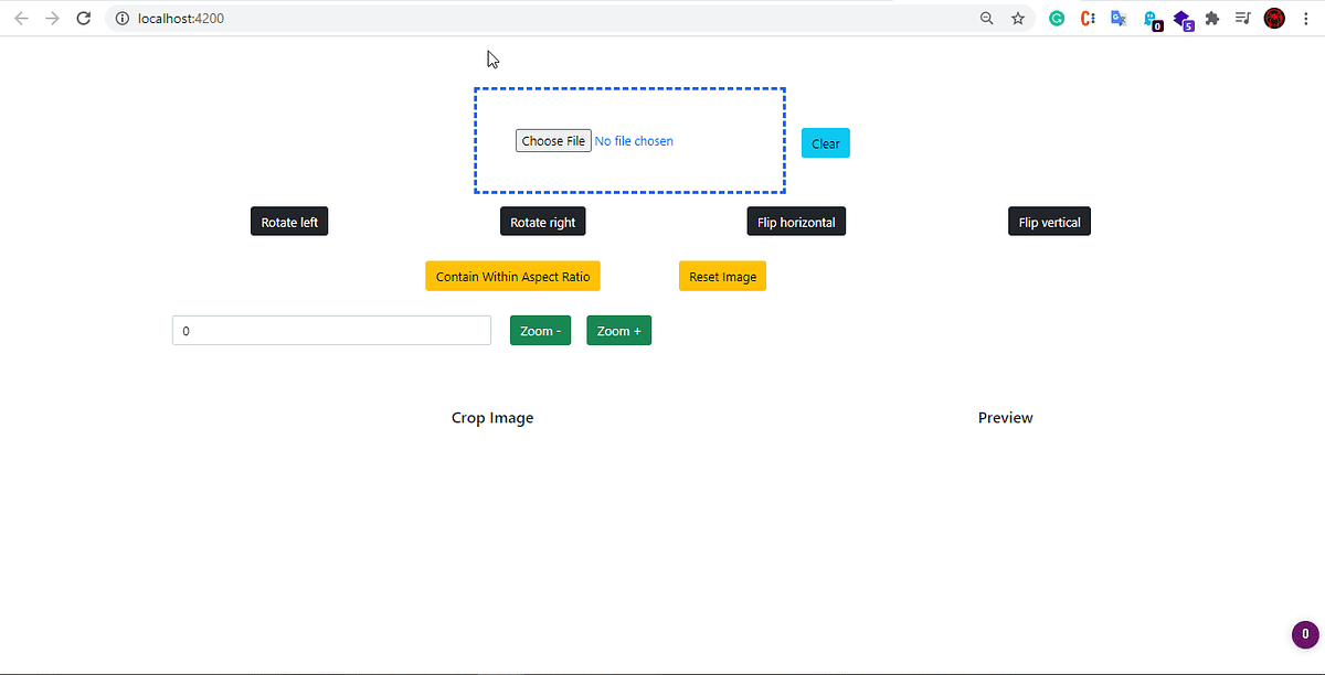 How To Crop, Zoom, Scale, Flip, Rotate, Preview And Upload Image In