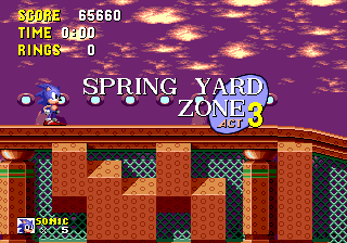 Sonic the Hedgehog Classic Sonic with Spring 