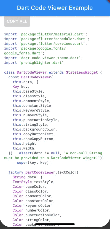 Dart Code Viewer. Dart Code Viewer Flutter package | by Jose Alba | The ...