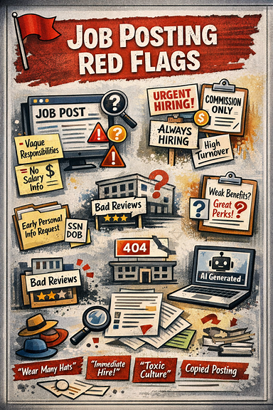 Job Posting Red Flags. How to identify red flags and avoid… | by Steve ...