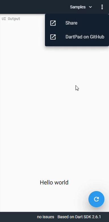 Try out new online flutter compiler | by ANEESH JOSE | Flutter ...