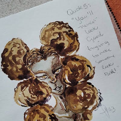 “You’ll never look good trying to make someone look bad!” | by Miyazima