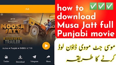 How To Download Moosa Jatt Full Punjabi Movie 2021 Free Full