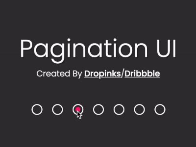 Pagination UI for Web App - Dropinks - Medium