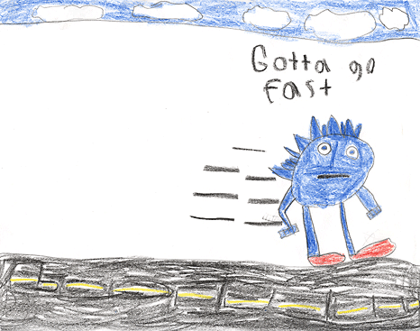 When you speedrun a drawing from memory