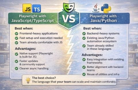 Playwright with JavaScript vs Java/Python. What should you choose? | by ...