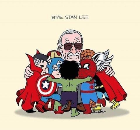 Artists United! Creative Tribute to Stan Lee (RIP) | by Rongen Robles ...