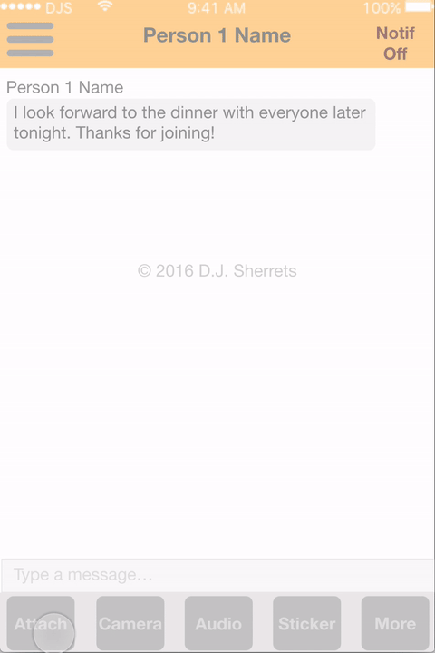 Idea: Sender decides if their chat shows text in recipient’s ...