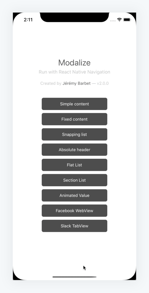 Modalize, a highly customizable modal/bottom sheet that loves scrolling ...