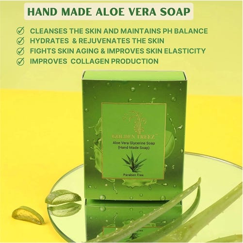 Body Whitening Soap for Skin The Power of Aloe Vera Glycerine Soap