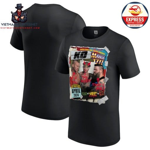 Kevin Owens WrestleMania 40 KO-Mania VII T-Shirt | by ...