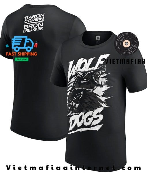 Bron Breakker & Baron Corbin Wolf Dogs T-Shirt 3D | by ...