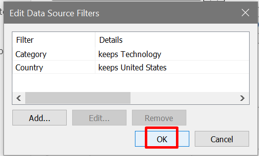 Data Source — Data Source Filter. Part 38a of Tableau Techniques by Dr ...