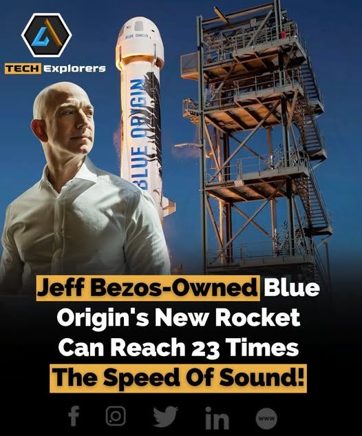 Jeff Bezos-Owned Blue Origin’s New Rocket Can Reach 23 Times The Speed ...