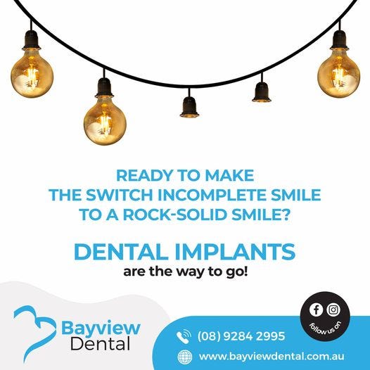 Ready to make the switch smile to a rocksolid smile? Dental implants are the way to
