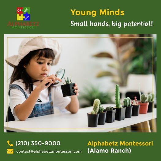 small hands, big potential - Alphabetz Montessori - Medium