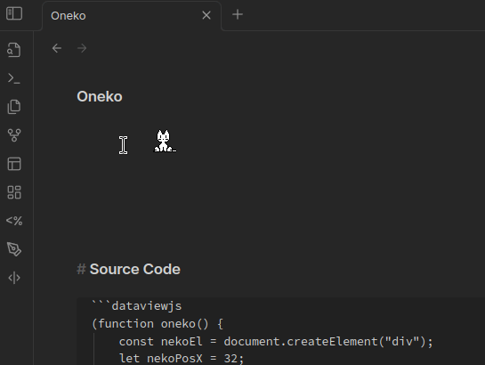 Obsidian (fun): Animated Kitten that Follows Your Cursor | by Gareth ...