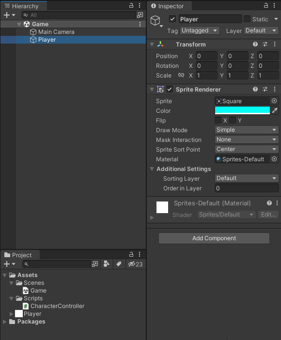 The Beginning of a 2D Character Controller in Unity with Visual Studio ...