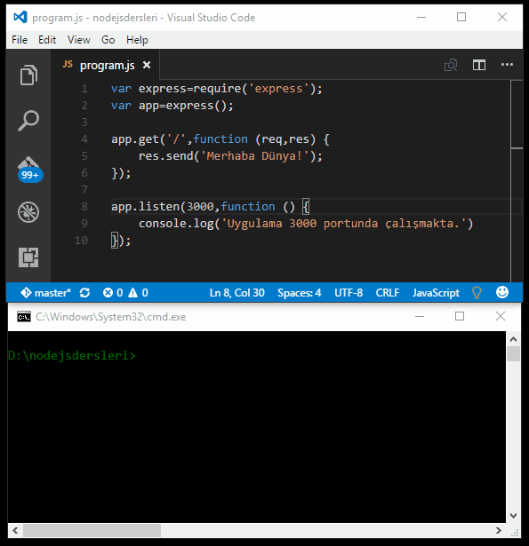 NodeJS Adım 9 — Express Framework | by Emre KAÇAN | Medium