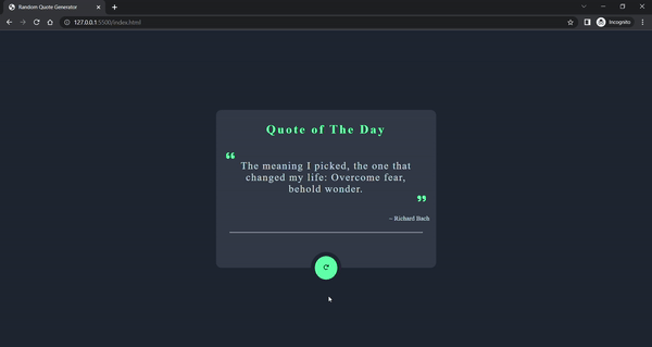 Random Quote Generator using HTML, CSS, and JavaScript | by Avi Sharma ...