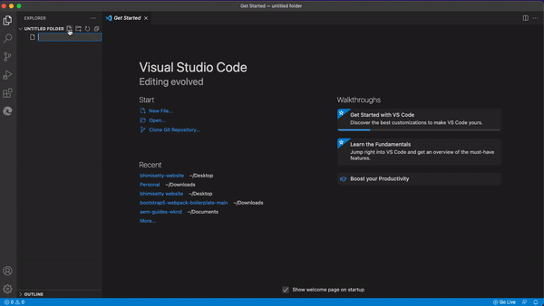 How Create a HTML Page in VS Code - Satya Bhimisetty - Medium