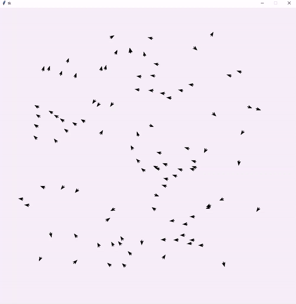 Implementing Boids in Python. Boids are generic flocking creatures ...