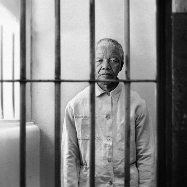Nelson Mandela Has Lunch