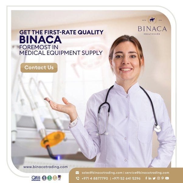 Where can I get Medical equipment distributors in UAE? by Binacatrading Medium