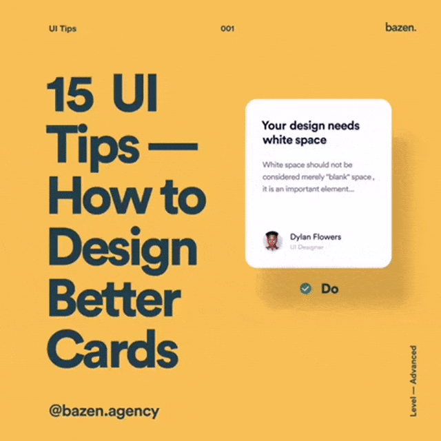 15 UI Tips — How to Design Better Cards | by Ruslan Galba | @hellotegra ...