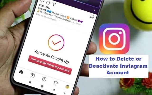 View of How to Delete Instagram Account Permanently | Temporarily on iPhone and ...