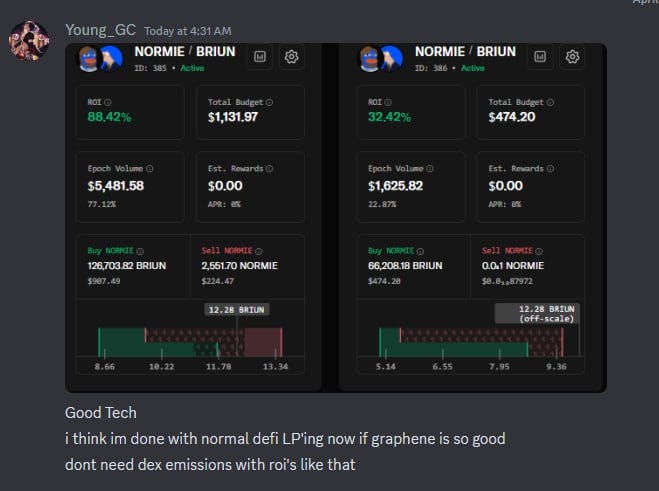 “Don’t need DEX emissions with ROI’s like that” | by Jen Albert | Apr, 2024