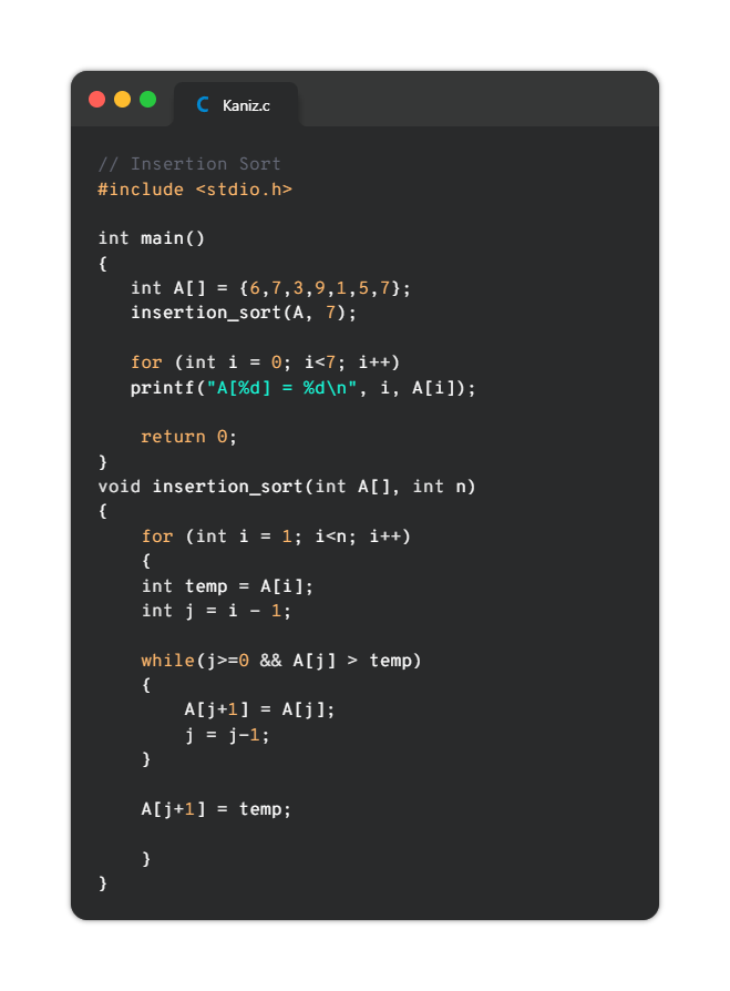 Insertion Sort With Real Life Examples | by Kaniz Fatema | Medium