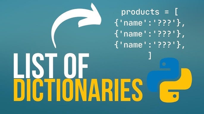 Activity 11: Research Use Cases of Python lists of dictionaries | by ...