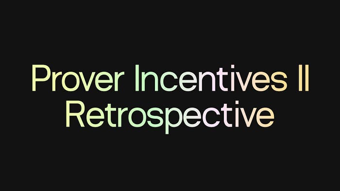 Празднование успеха: ретроспектива Prover Incentives II | by Aleo_RUS ...