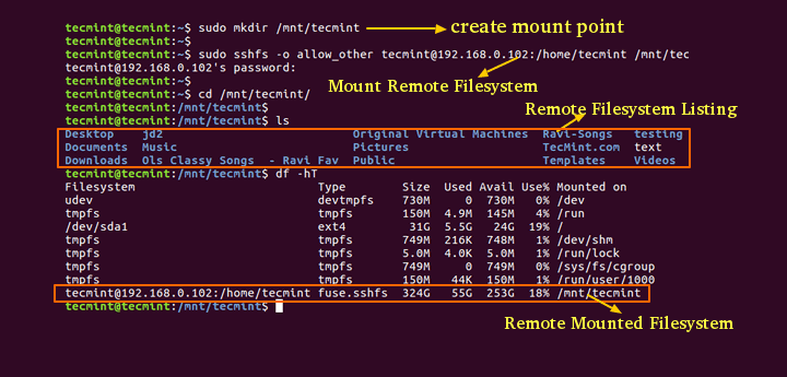 The Linux Concept Journey — SSHFS (Secure Shell File System) | by ...